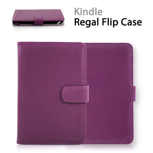 Best Price CaseCrown Regal Flip Case (Purple) for Amazon Kindle e-Reader