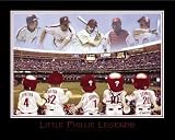 Little Phillies Legends - Carlton, Schmidt, Ashburn, Dykstra, Daulton Art Poster PRINT Harrison Woods 10x8