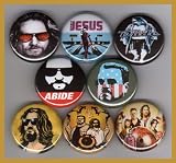The Big Lebowski Set of 8 - 1 Inch Buttons