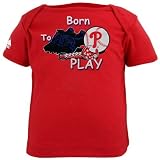 Majestic Philadelphia Phillies Red Infant Born To Play T-shirt