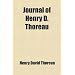 Journal of Henry D. Thoreau