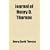 Journal of Henry D. Thoreau