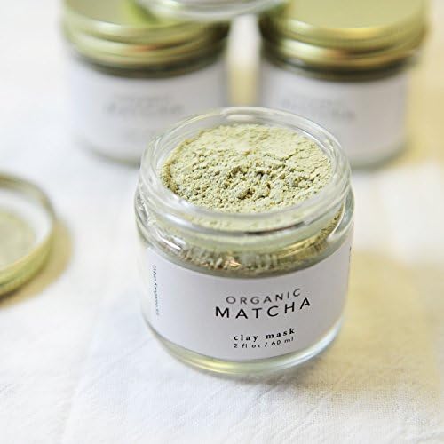 Matcha Green Clay Mask Making Kit - Make 4 jars with Organic and Natural Ingredients