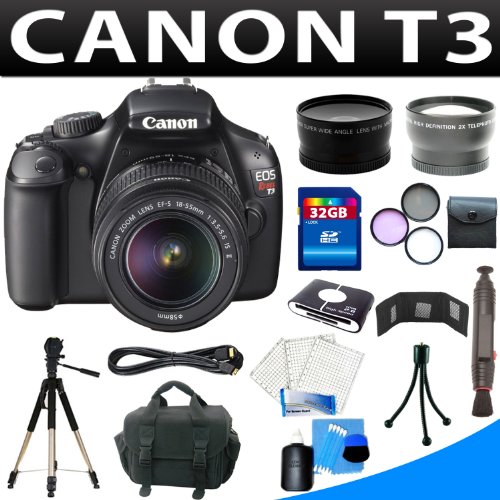 Canon EOS Rebel T3 Digital Camera + Canon Ef-s 