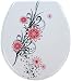 Wenko - 18363100 - Abattant - Belle Fleur - Rose