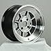 4 PCS ROTA SHAKOTAN WHEELS 15X8 PCD:4X100 OFFSET: 0 HB:67.1 FULL POLISH BLACK
