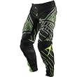 Fox Racing Platinum Vamplifier Men's Off-Road Motorcycle Pants w/ Free B&F Heart Sticker Bundle - Black/Green