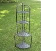 Indoor or Outdoor Iron Folding Bakers Shelf / Plant Rack