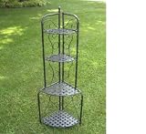Indoor or Outdoor Iron Folding Bakers Shelf / Plant Rack