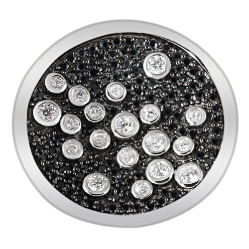 Goldmaid Damen-Collier Sternenhimmel 925 Sterlingsilber 120 schwarz-weisse Zirkonia 45 cm  Preisvergleich