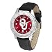 Oklahoma Sooners NCAA Anochrome Competitor Mens Watch (Poly/Leather Band)