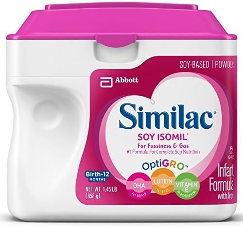 Similac Sensitive Isomil Soy, Powder, 23.2 Ounces (Pack of 6) (Packaging May Vary) by Isomil