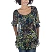 Juniors' Xhilaration&reg; Chase Boho Top - Green