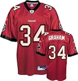 Earnest Graham Jersey: Reebok Red Replica #34 Tampa Bay Buccaneers Jersey