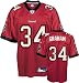 Earnest Graham Jersey: Reebok Red Replica #34 Tampa Bay Buccaneers Jersey