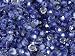 Czech Fire Polished Bead Porphyr Sapphire 4mm (50 Pack)