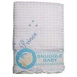 Baby Boy Prince Embroidery Shawl, Babies Acrylic Shawl
