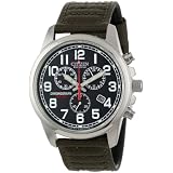 Citizen Men's AT0200-05E Eco-Drive Chronograph Canvas Watch ~ Citizen