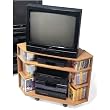 Corner TV Stand in Black Finish - PREPAC Media Storage - BTV-0705