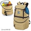 Connecticut Huskies - UConn Zuma Insulated Backpack with Waterproof Liner - Beige w/Embroidery