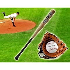 Baseballschl�ger Holz 86cm 34 Zoll Baseball Bat