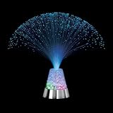 LED Optic Fiber Light Cone Accent Table Lamp