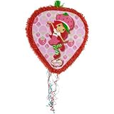 Strawberry Shortcake Shaped Pull-String Pinata
