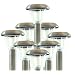 Quality Stainless steel solar powered garden lights 8 pack