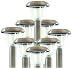Marksman Stainless steel solar powered garden lights 8 pack
