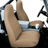 Bestop Seat Cover Hi Back Bucket Pair Tan 1976-1991 Jeep CJ5, CJ7 & Jeep Wrangler... by Bestop