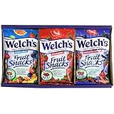 Welchs Fruit Snacks 36 Count 2.25oz (Mixed Fruit, Berries 'N Cherries, Strawberry)