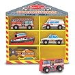 Melissa & Doug Wooden Rescue Vehicles Set