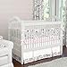 Carousel Designs Pink and Gray Woodland Crib Rail Cover