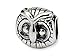 Reflections(tm) Sterling Silver Owl Head Bead / title=