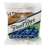 Betty Lous Jumbo Fruit Bar, Blueberry, 2-Ounce Bars (Pack of 36)