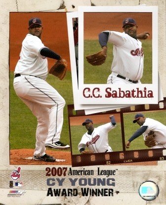 C.C. Sabathia 2007 AL Cy Young 8x10 Photo