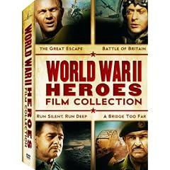 World War II Heroes Film Collection (Run Silent, Run Deep   The Great Escape   A Bridge Too Far... by 