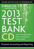 Wiley CPA Exam Review 2013 Test Bank CD, Financial Accounting and Reporting
