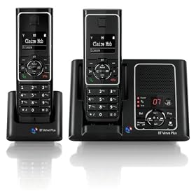 BT Verve Plus 450 Twin DECT Cordless Telephone with Answer Machine
