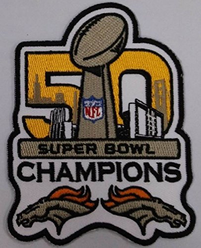Super Bowl 50 Denver Broncos Champions Embroidered Patch