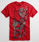 Fox Smash Up Tee - Red X Xlrg