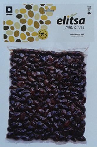 Elitsa Mini Kalamon Olives From Greece - 400g/13.6oz