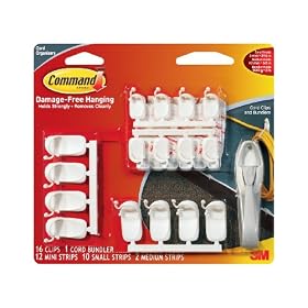 Command 17379 Cord Organizer Pack