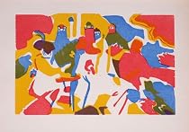 Kandinsky, woodcut print, original