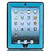 iPad 2/3/4 Case - MagicSky Heavy Duty Shock-Absorption Rugged Hybrid Case Cover for iPad with Retina Display (iPad 4), iPad 3, iPad 2 - Teal/Black