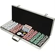 Trademark Poker 500 Dice Style 11.5-Gram Poker Chip Set