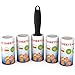 SuperiorMaker Lint Roller Lint Remover and Pet Hair Remover - 5 PACK - 500 Sheets - For Clothes, Furniture, Car and More - Pet Lint Roller Also Great For Picking Up Dust, Dirt and Crumbs