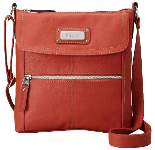 Relic Erica Flap Crossbody Handbag ORANGE