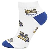 UCLA Bruins Ladies White 6-11 Woven Logo Ankle Socks