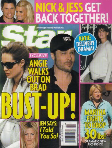 Star Weekly Magazine Angelina Jolie & Brad Pitt April 10, 2006 Issue